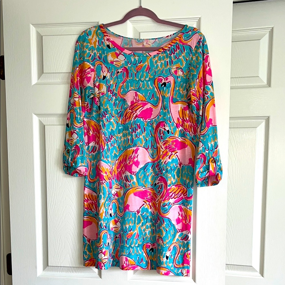 🦩Lilly Pulitzer Linden Dress Peel and Eat🦩